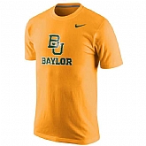 Baylor Bears Nike Logo WEM T-Shirt - Gold,baseball caps,new era cap wholesale,wholesale hats